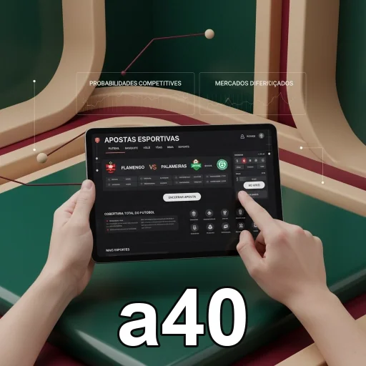 Ilustração de Experimente o app móvel do a40: acesso fácil e seguro
