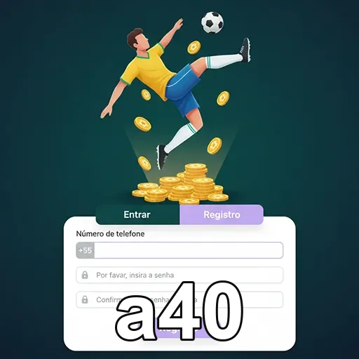 Ilustração de Explore as apostas esportivas com a40 e odds altas
